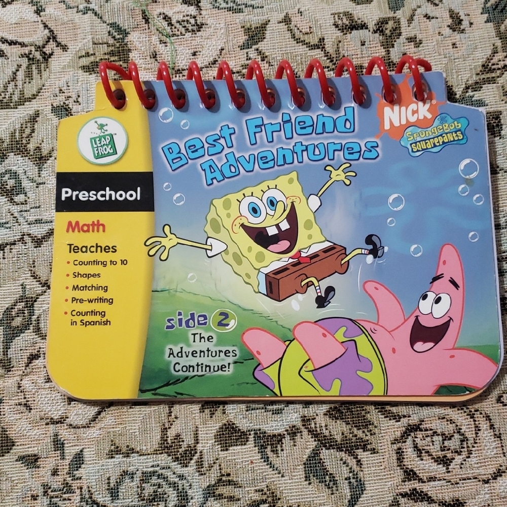 Leap Frog My First LeaPad Spongebob Sqaurepants Best Friend Adventure Book Only